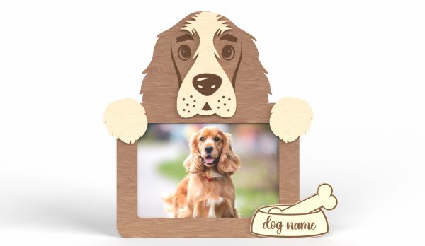 Cadre photo chien
