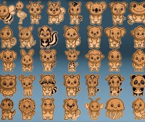 Lots 12 Magnet Animaux