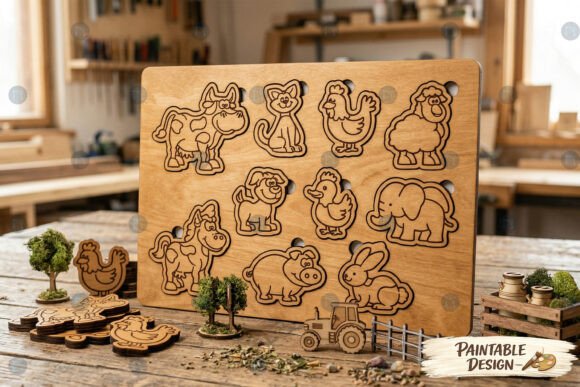 Puzzle Animaux Montessori
