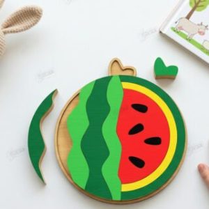 Puzzle Pastèque Montessori