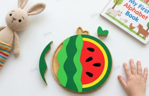 Puzzle Pastèque Montessori