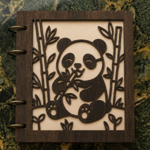 Couverture de carnet en bois – Image 3