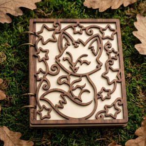 Couverture de carnet en bois – Image 2