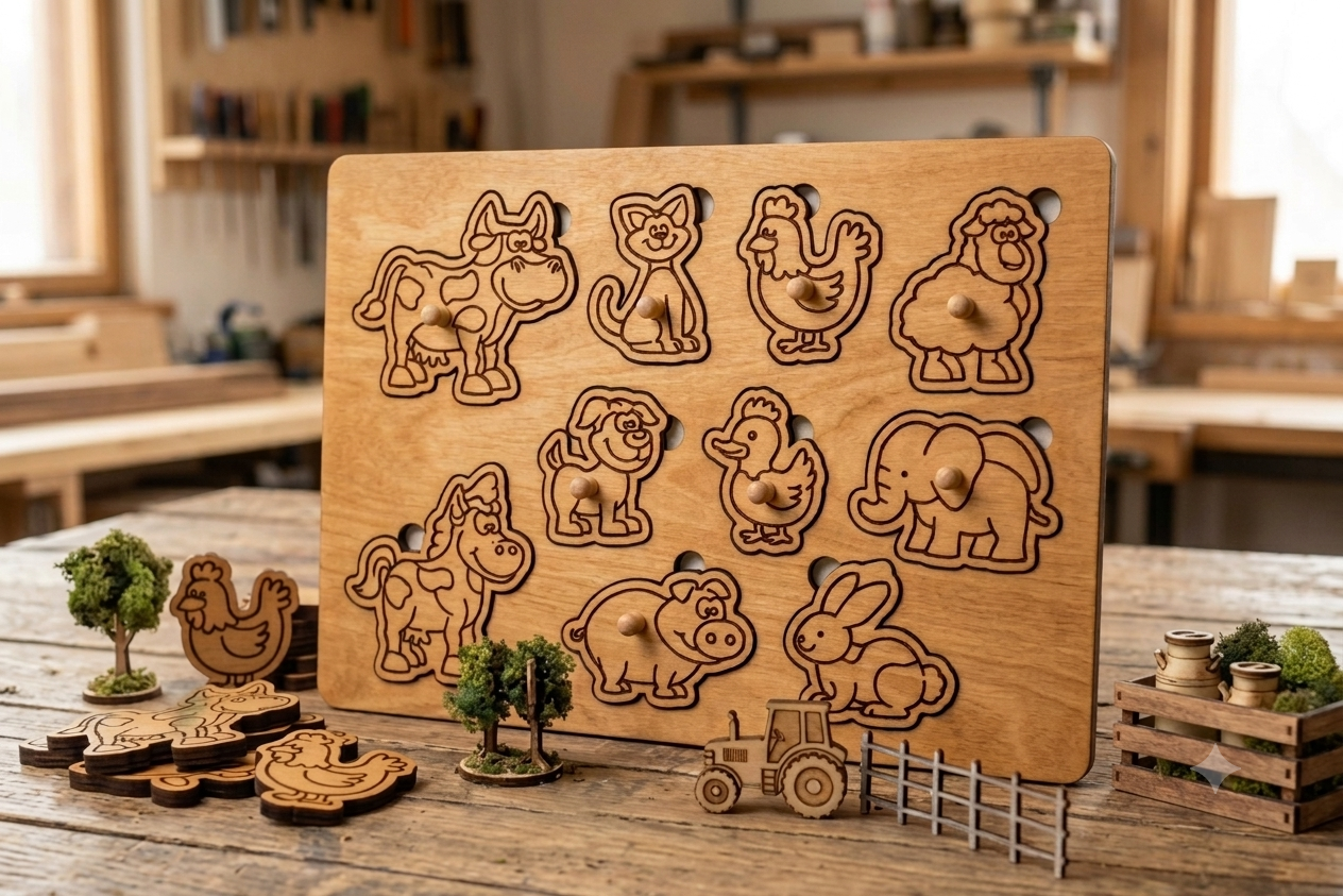 Puzzle Animaux Montessori – Image 3