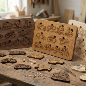 Puzzle Véhicules Montessori