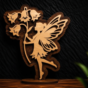 Sculpture en bois Fée
