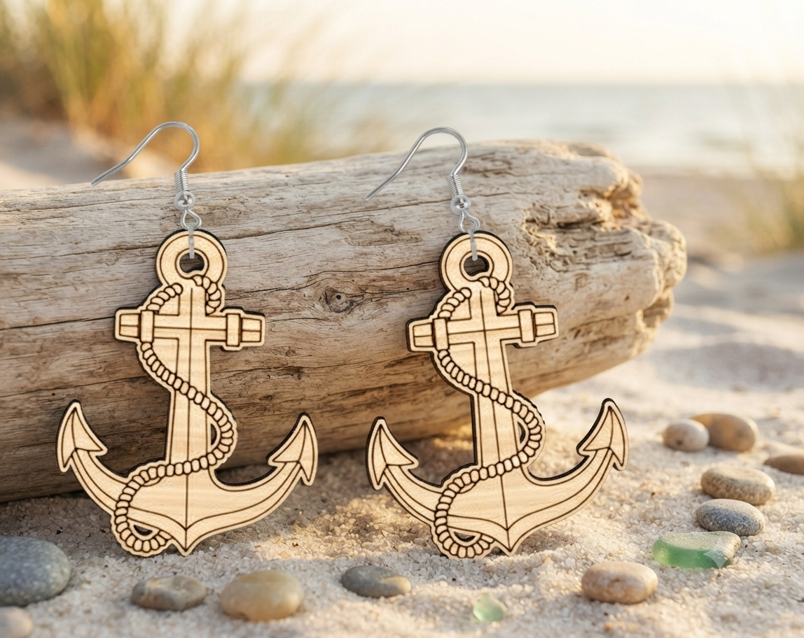 Boucles d'oreilles brutes – Image 2
