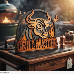 L'emblème du roi du barbecue Personnalisable