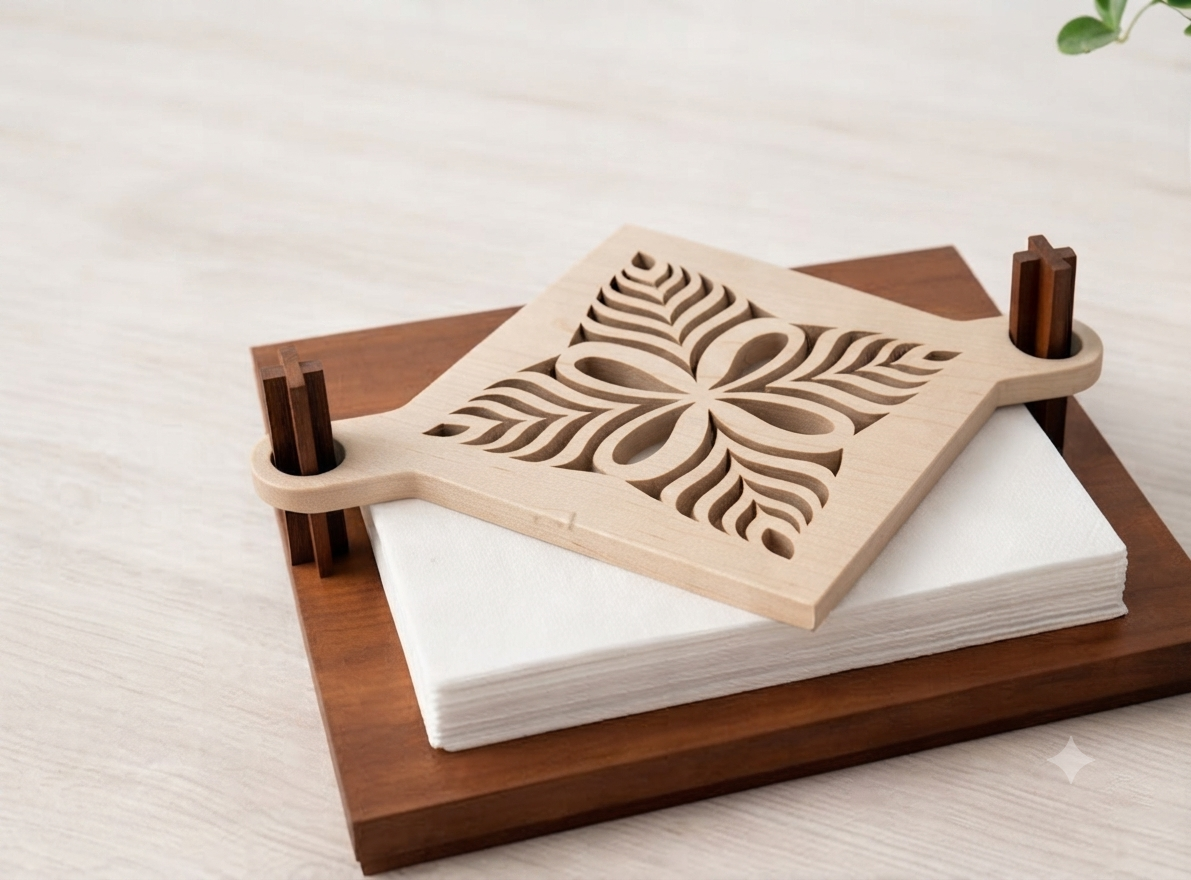 Supports de serviettes en bois – Image 9