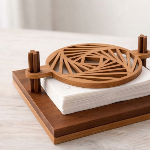 Supports de serviettes en bois – Image 3