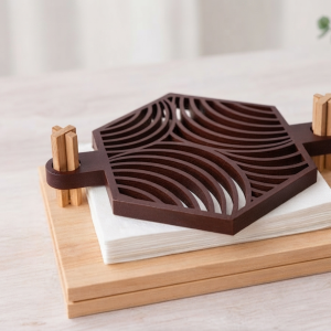 Supports de serviettes en bois – Image 2