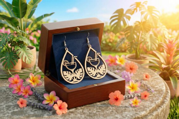 Boucles d'oreilles brutes