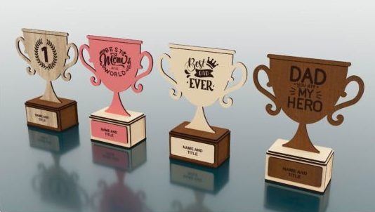 Trophées à personnaliser