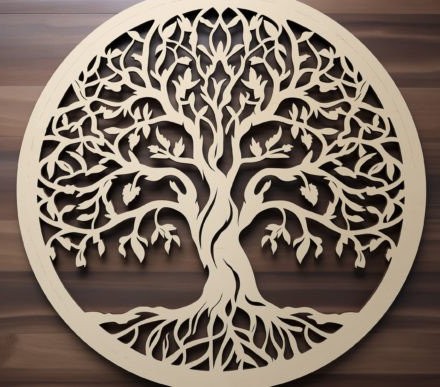 Sculpture Murale Arbre de Vie